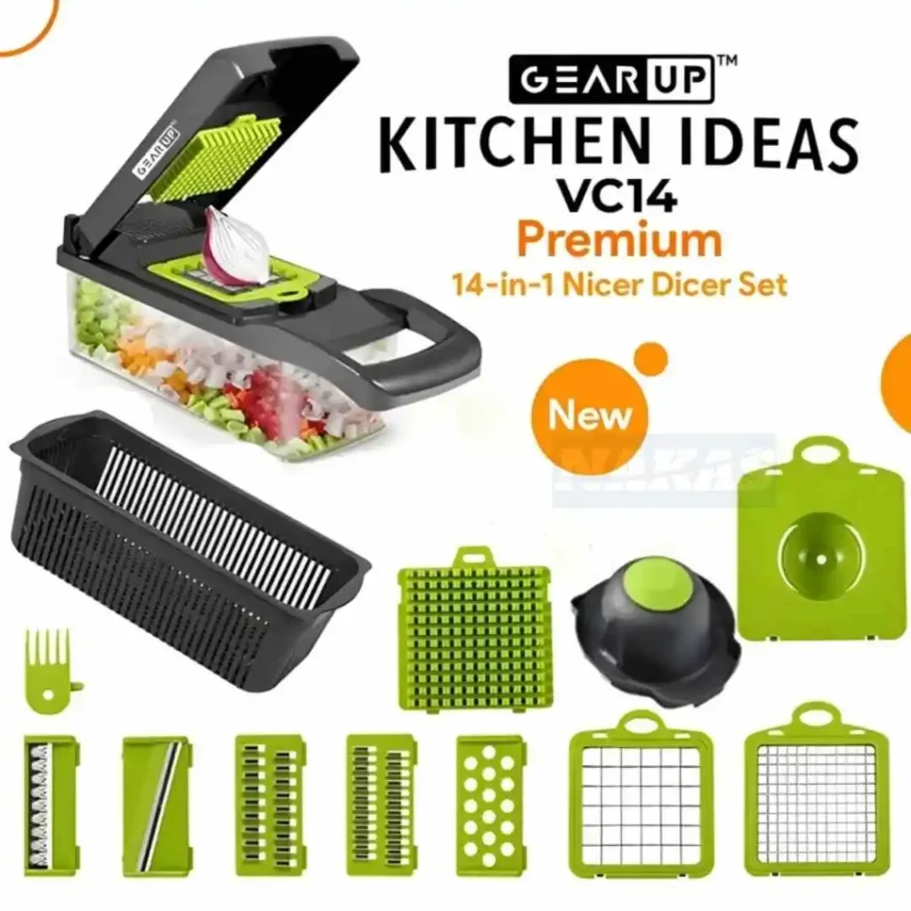 14-in-1 Vegetable and Fruits Cutting Slicer
